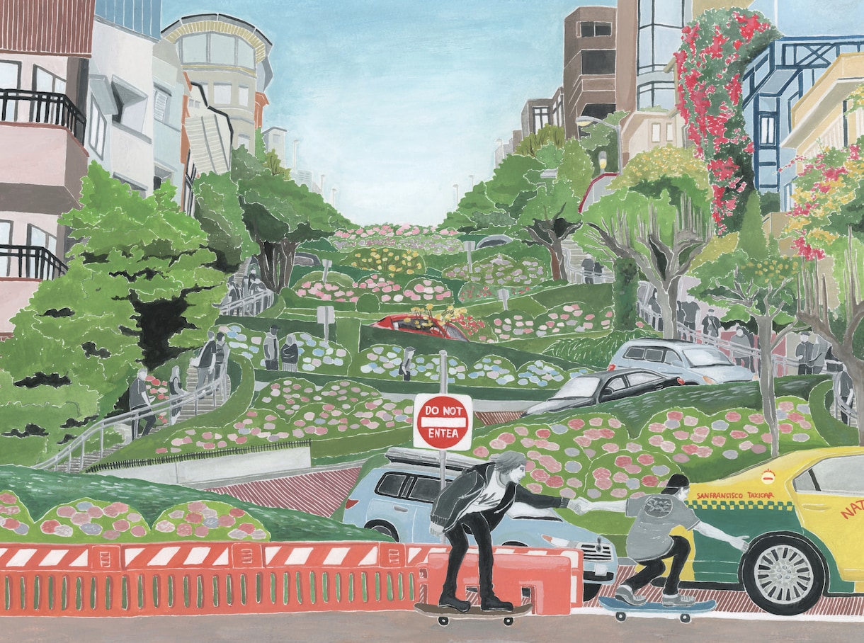 思い出の風景、憧れの風景を描きます 写真をもとにシンプルに、繊細に風景や人々を描きます イメージ3