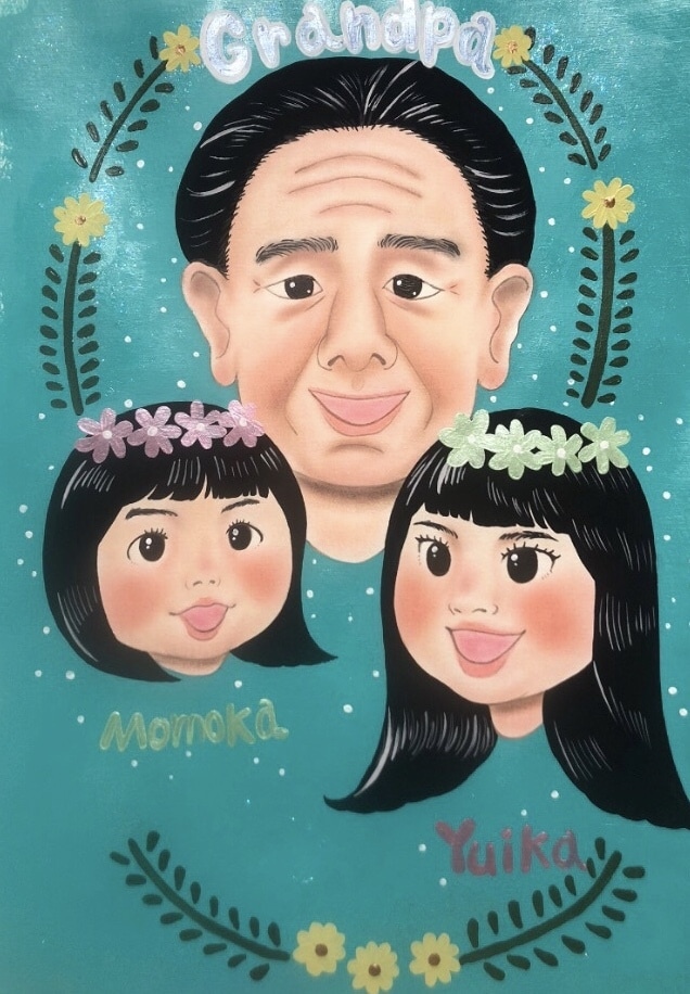 化粧品で似顔絵描きます 化粧品で似顔絵をお描きします。チラシ、DMデザイン承ります！ イメージ7