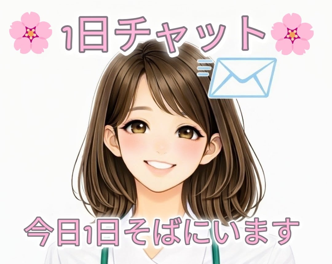 看護師歴13年❀1日チャットでゆっくりお話しします 24時間あたなに寄り添います❀雑談❀ご相談❀聞いてみたい事❀ イメージ1