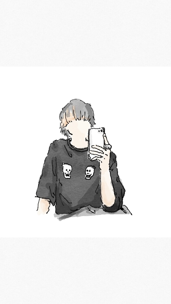 ふんわり手描きのSNSのアイコンを作成します 水性ペン・水彩タッチで上半身をスケッチ○ イメージ7