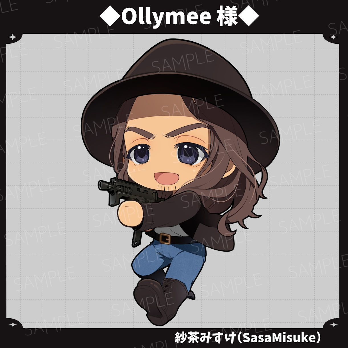 かわいいミニキャラ描きます SNSや配信、グッズなど幅広くご利用いただけます！ イメージ9