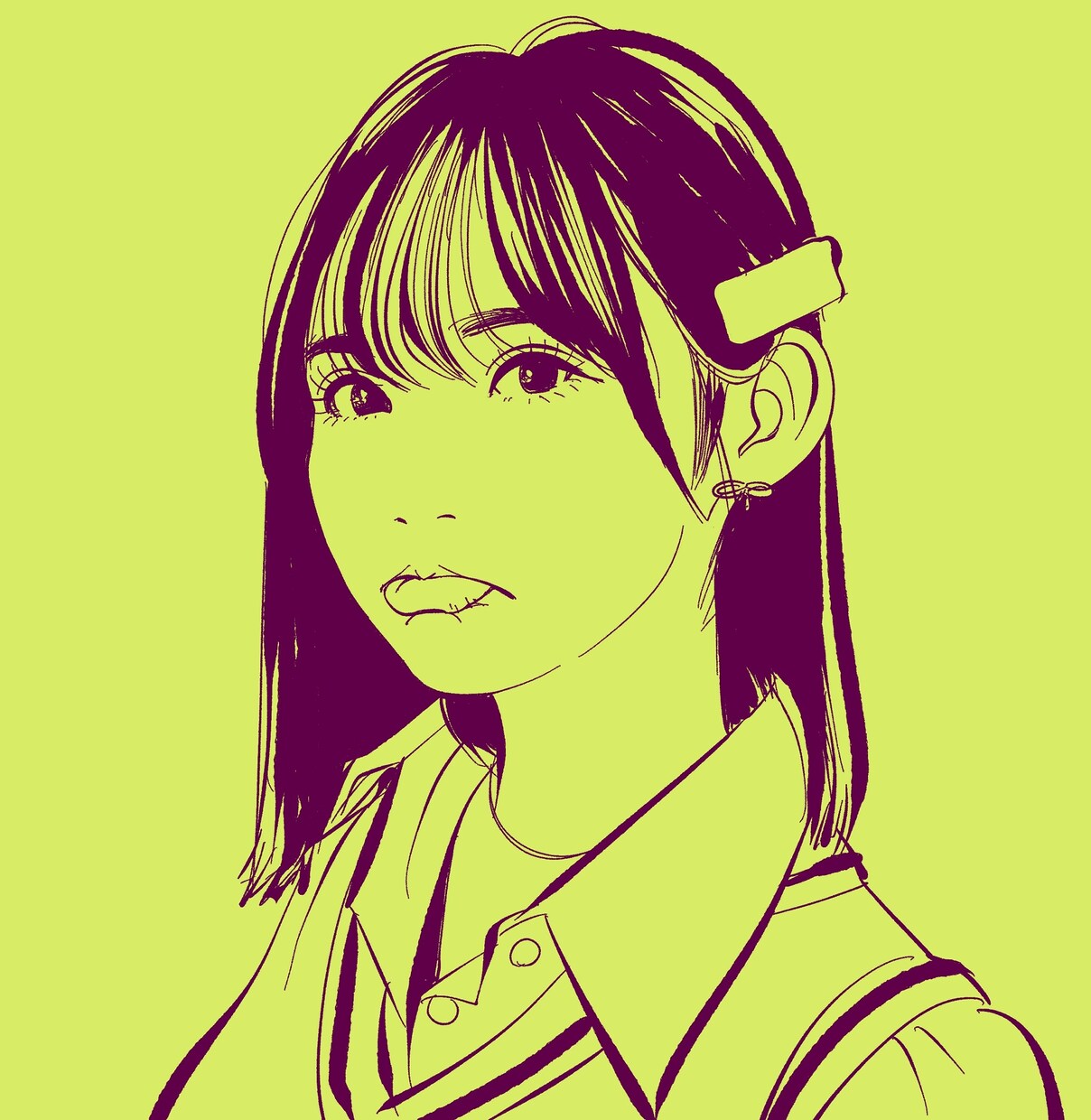 ソフトでカラフル！2色の似顔絵アイコン描きます パターン以外の配色リクエストもOK。 イメージ9