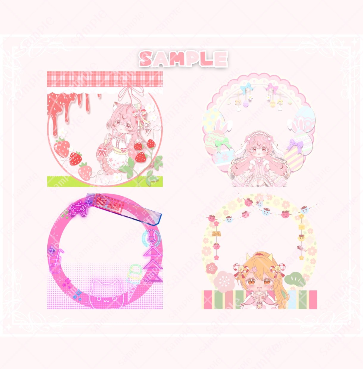 IRIAMアイコンリング制作します ❁商用利用込み❁ご希望に合わせてオリジナルをお作りします！ イメージ5