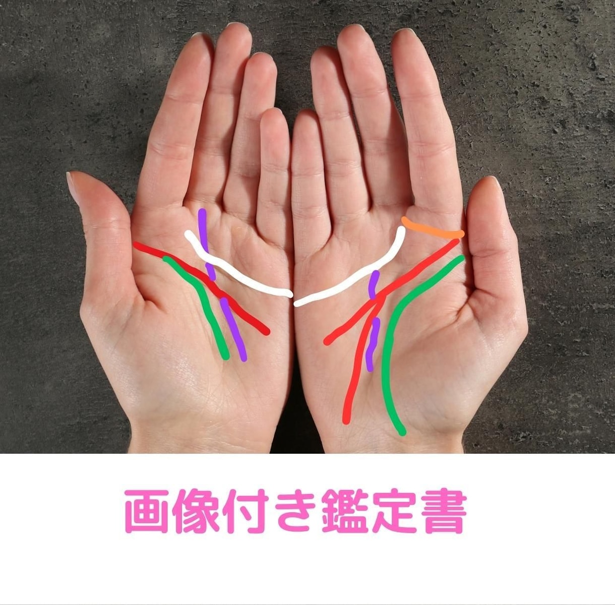 手の平に刻まれた貴方の人生の流れを深く読み解きます ☘️三大基本線からチャンス線まで☘️ボリューム鑑定 イメージ2