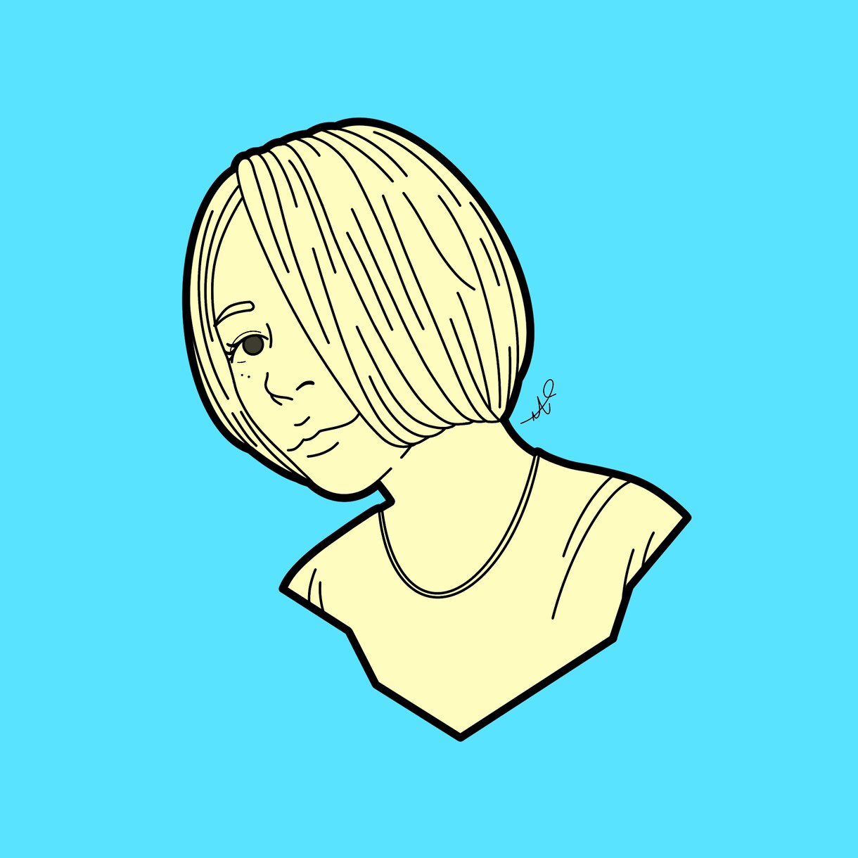 最短１日！おしゃれな似顔絵イラスト描きます お写真・顔画像を元に、似顔絵イラスト・アイコン描きます！ イメージ9