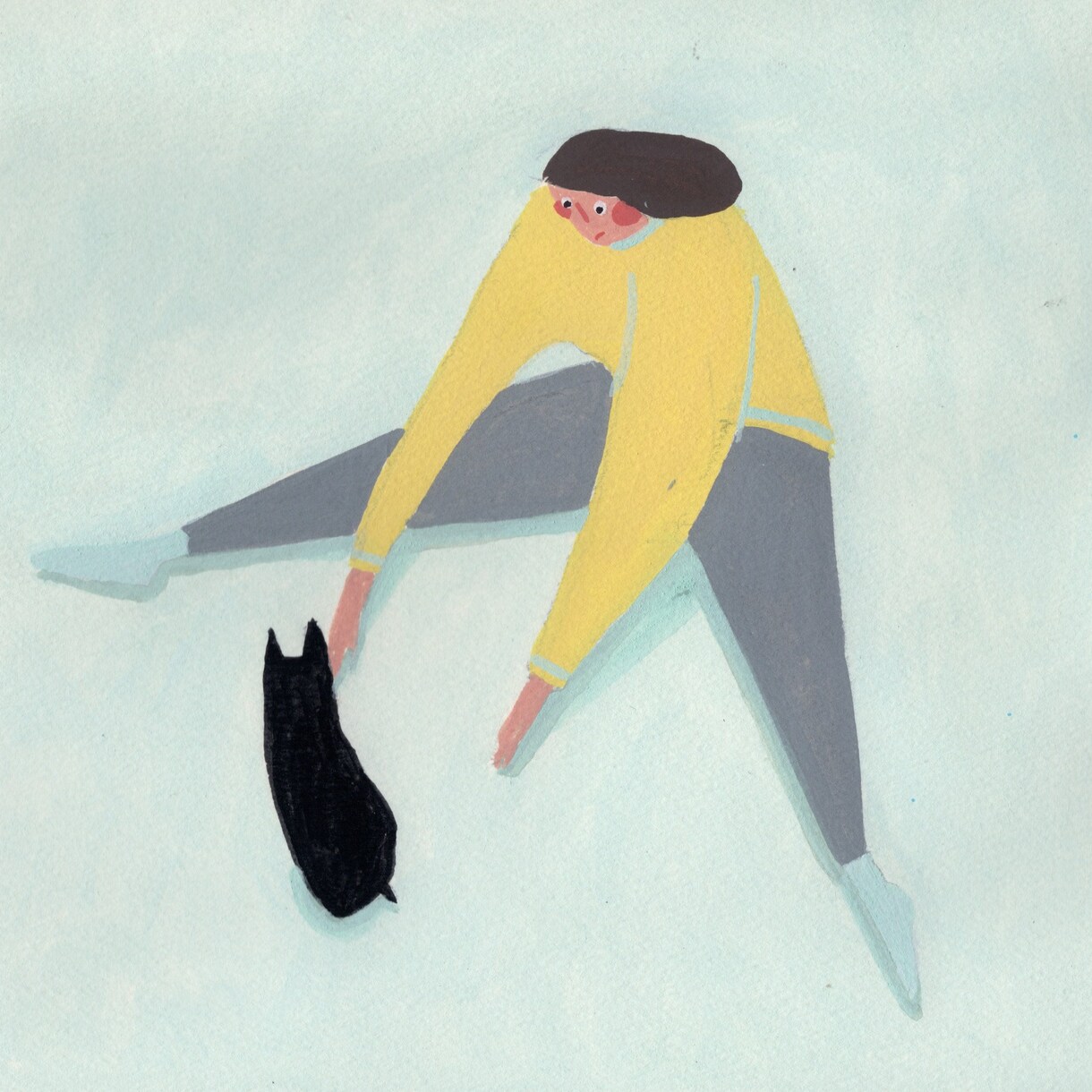 温かみのある人物の絵を描きます 素朴でかわいい絵が挿絵にぴったりです イメージ2