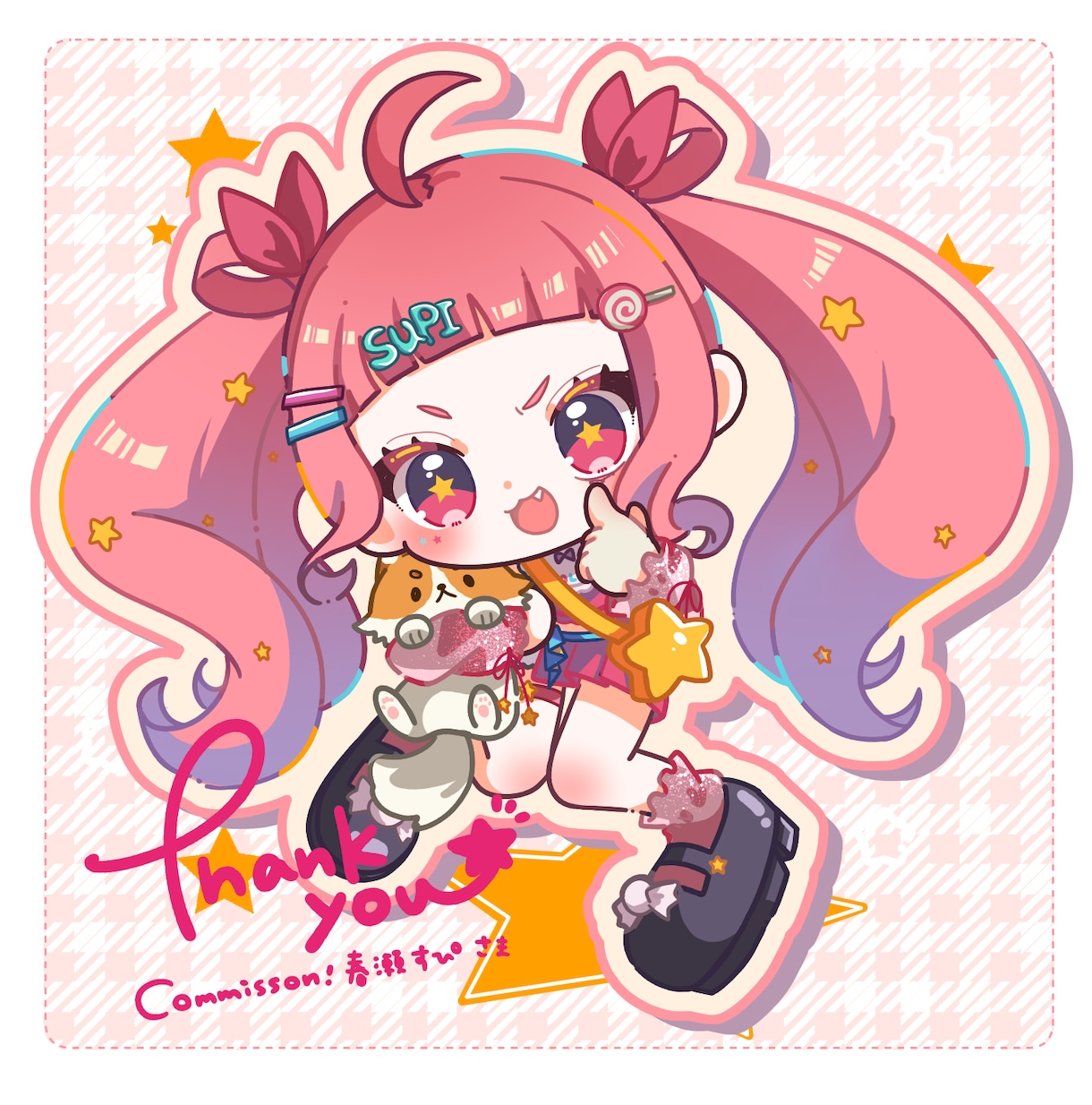 SDキャラ・デフォルメイラスト制作いたします かわいいキャラからゆるい表情差分まで対応可能です！ イメージ9