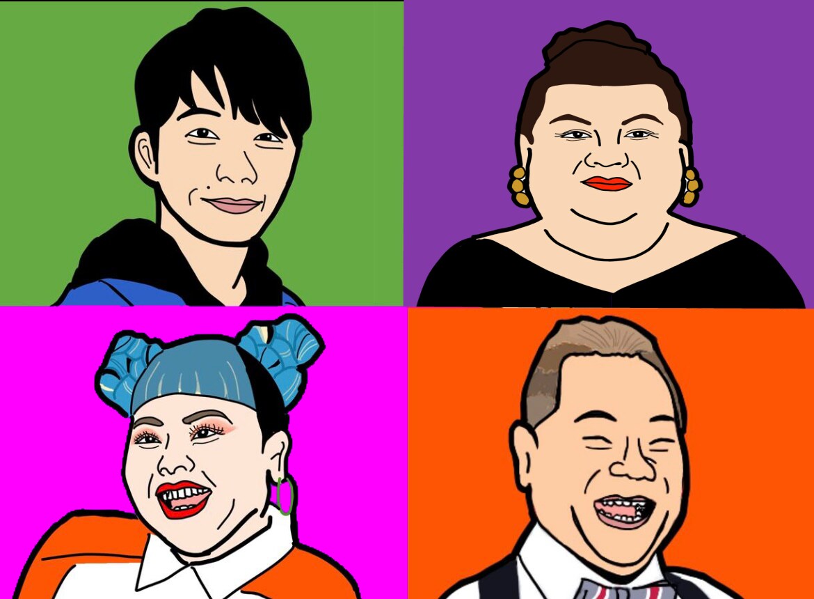 最短即日‼️個性的で印象強い似顔絵描きます ☆無料修正無制限