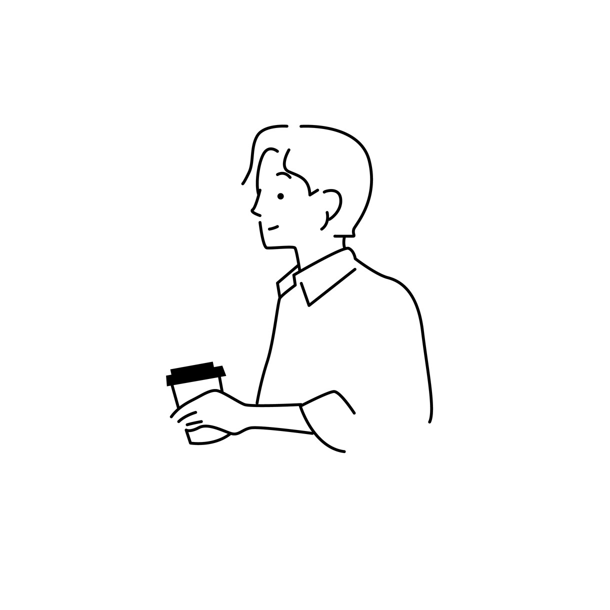 おしゃれなSNSアイコン・人物イラスト描きます シンプルで垢抜けた印象のアイコンを丁寧に制作します イメージ3