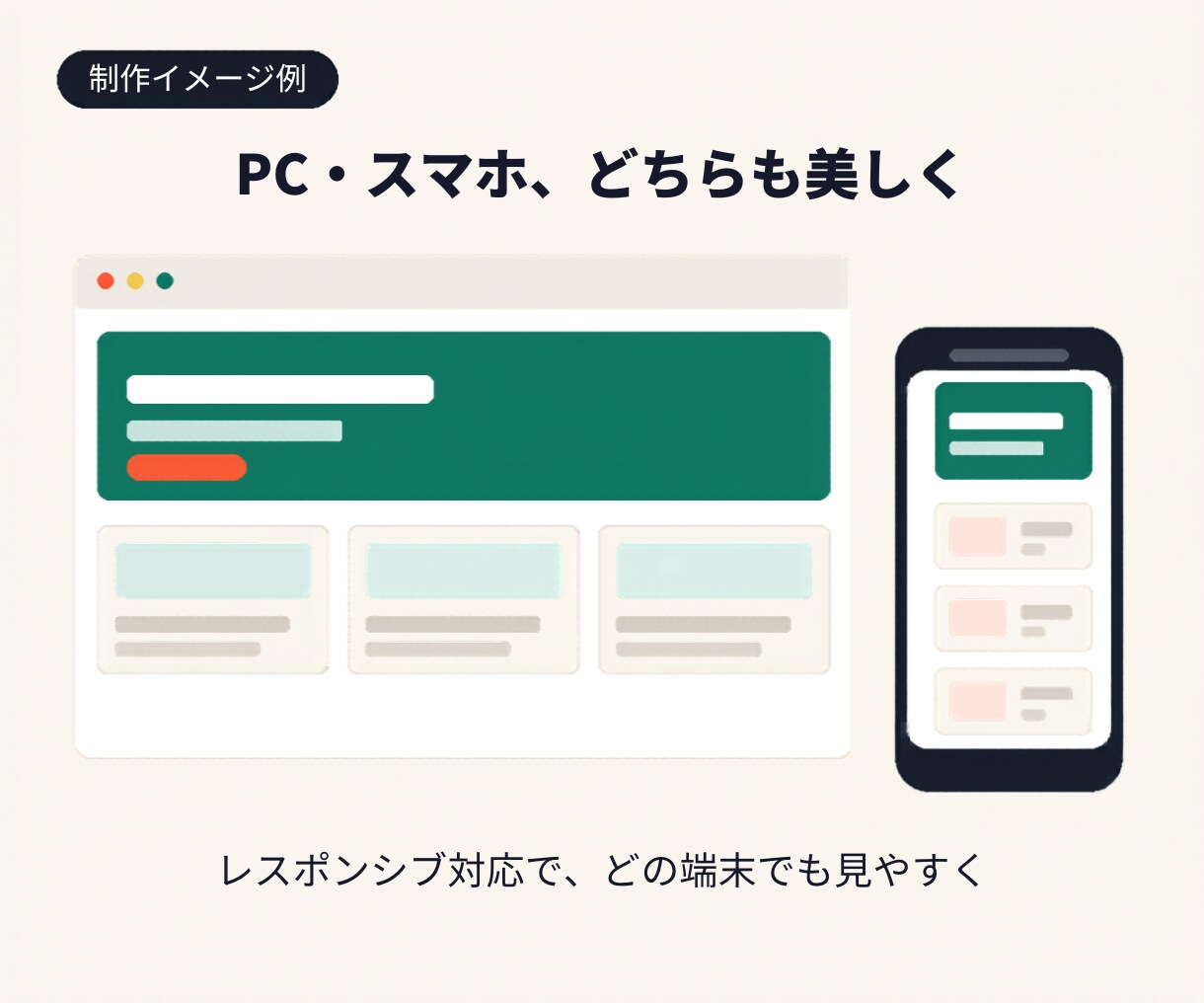 店舗・サロンのホームページ作ります スマホ対応・自分で更新OK｜最短2週間で公開 イメージ9
