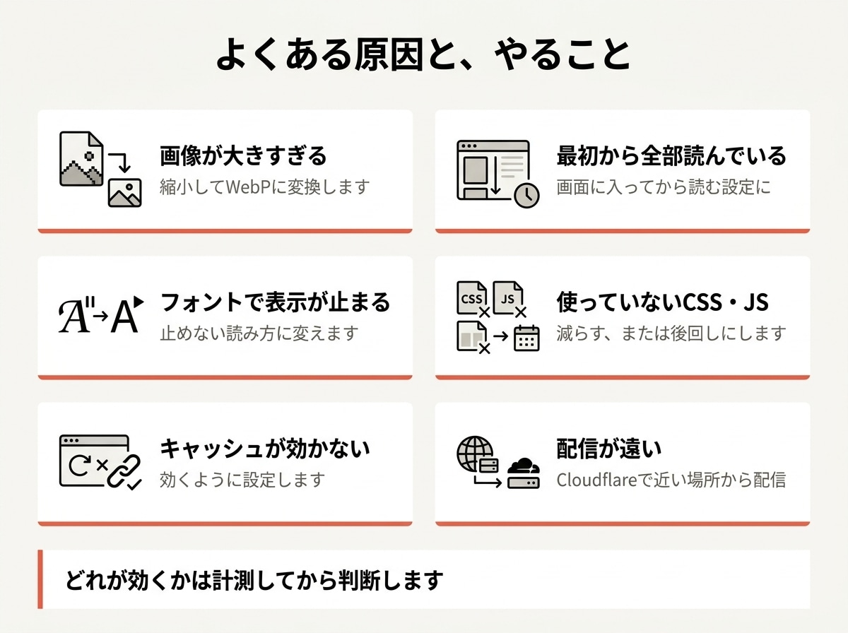 Webサイトの表示速度を計測して改善します 画像最適化・キャッシュ・Cloudflare導入で速く イメージ2