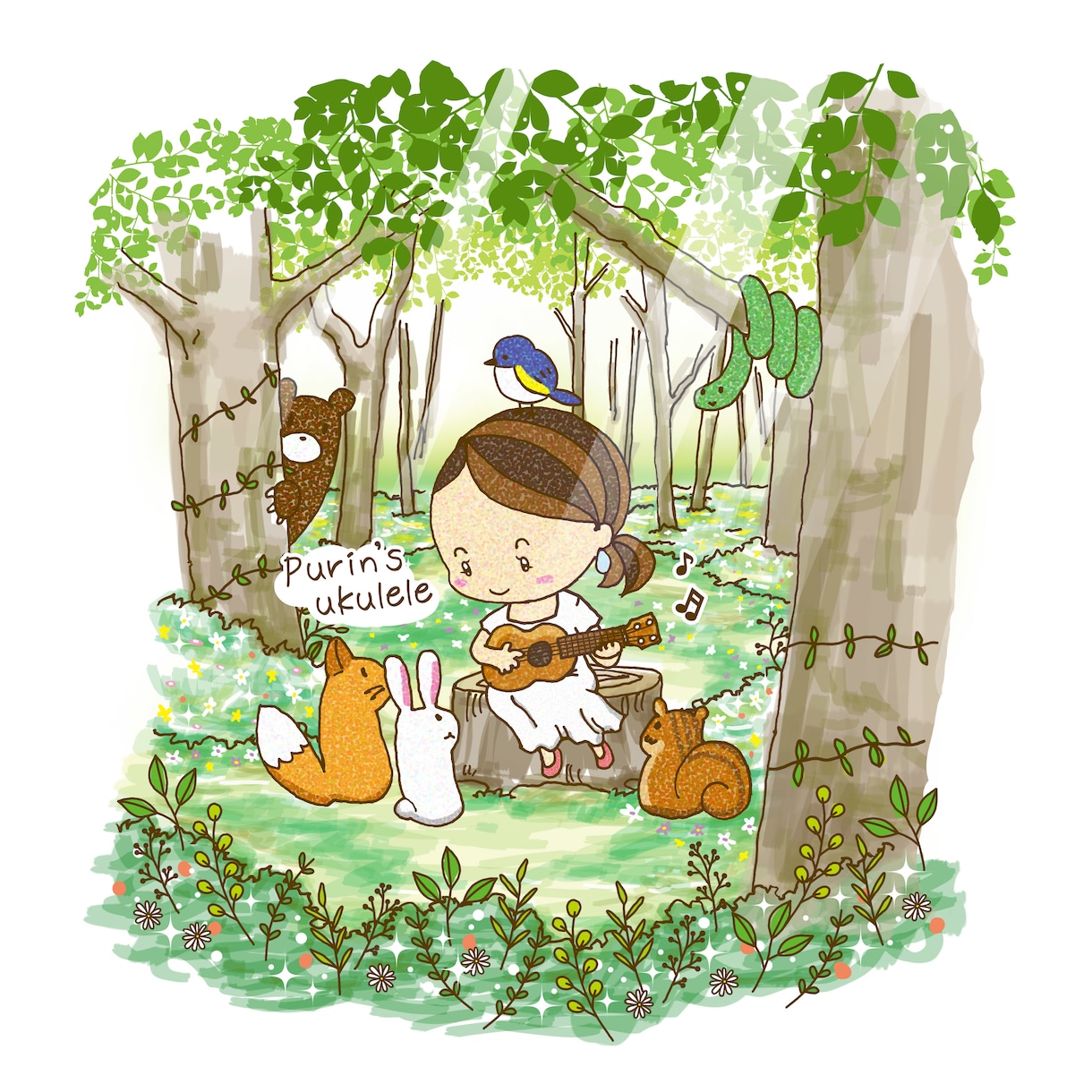 可愛くてポップなイラストを描きます 人物や動物など、可愛らしいイラストをお手軽に♪ イメージ6