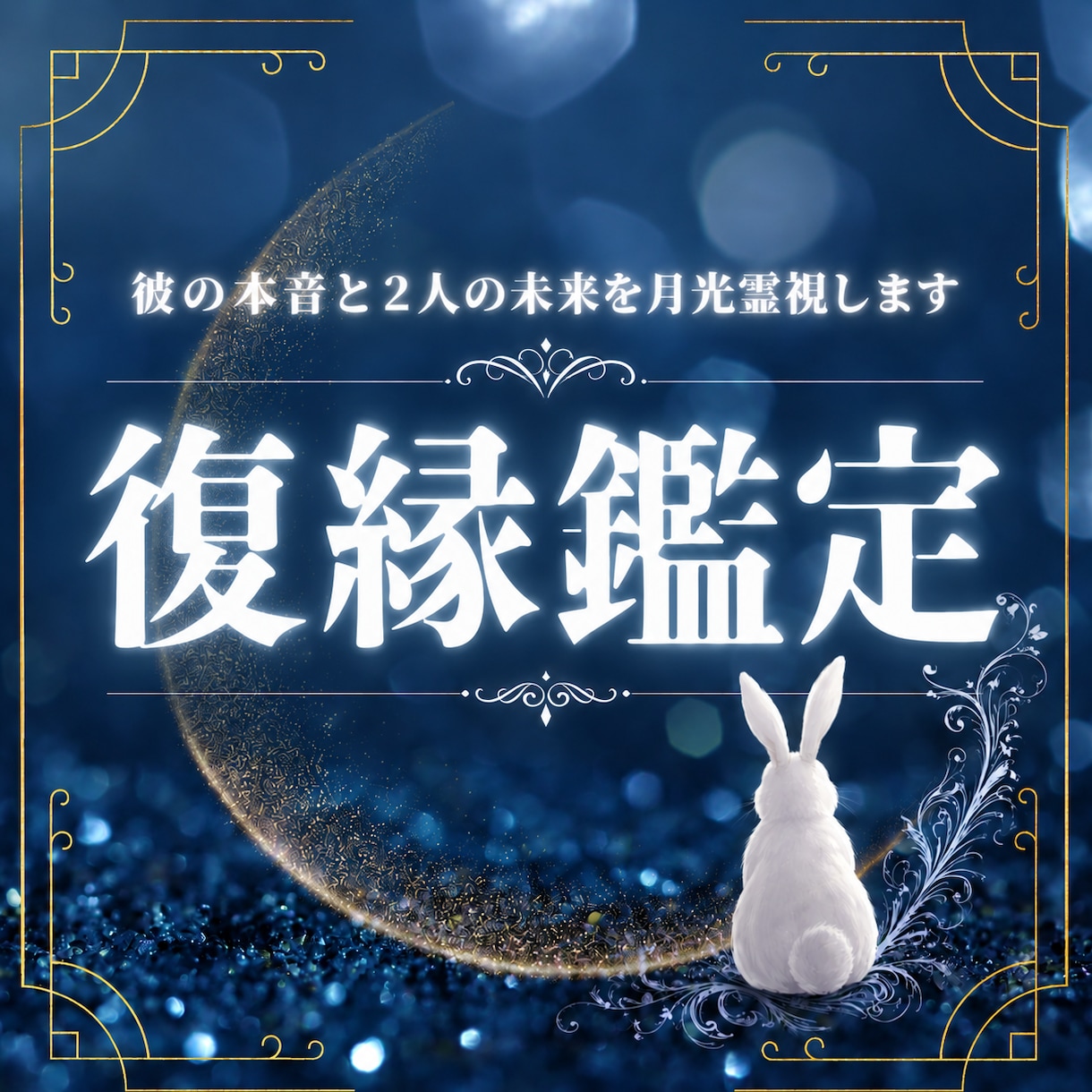 復縁鑑定｜彼の本音と復縁の可能性を月光霊視します 忘れられない想いだからこそ、月光霊視で心を丁寧に読み解きます イメージ1