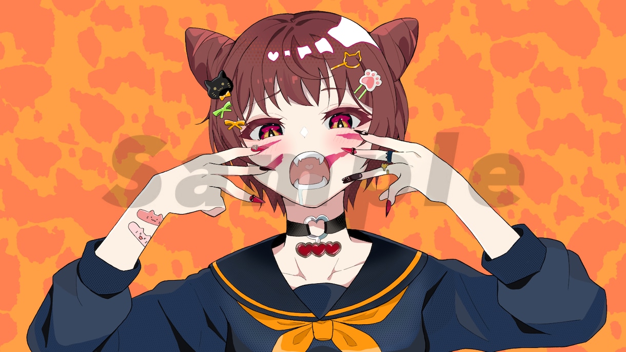 歌ってみた動画のイラスト描きます 素敵なサムネイルにしてみせます！ イメージ5