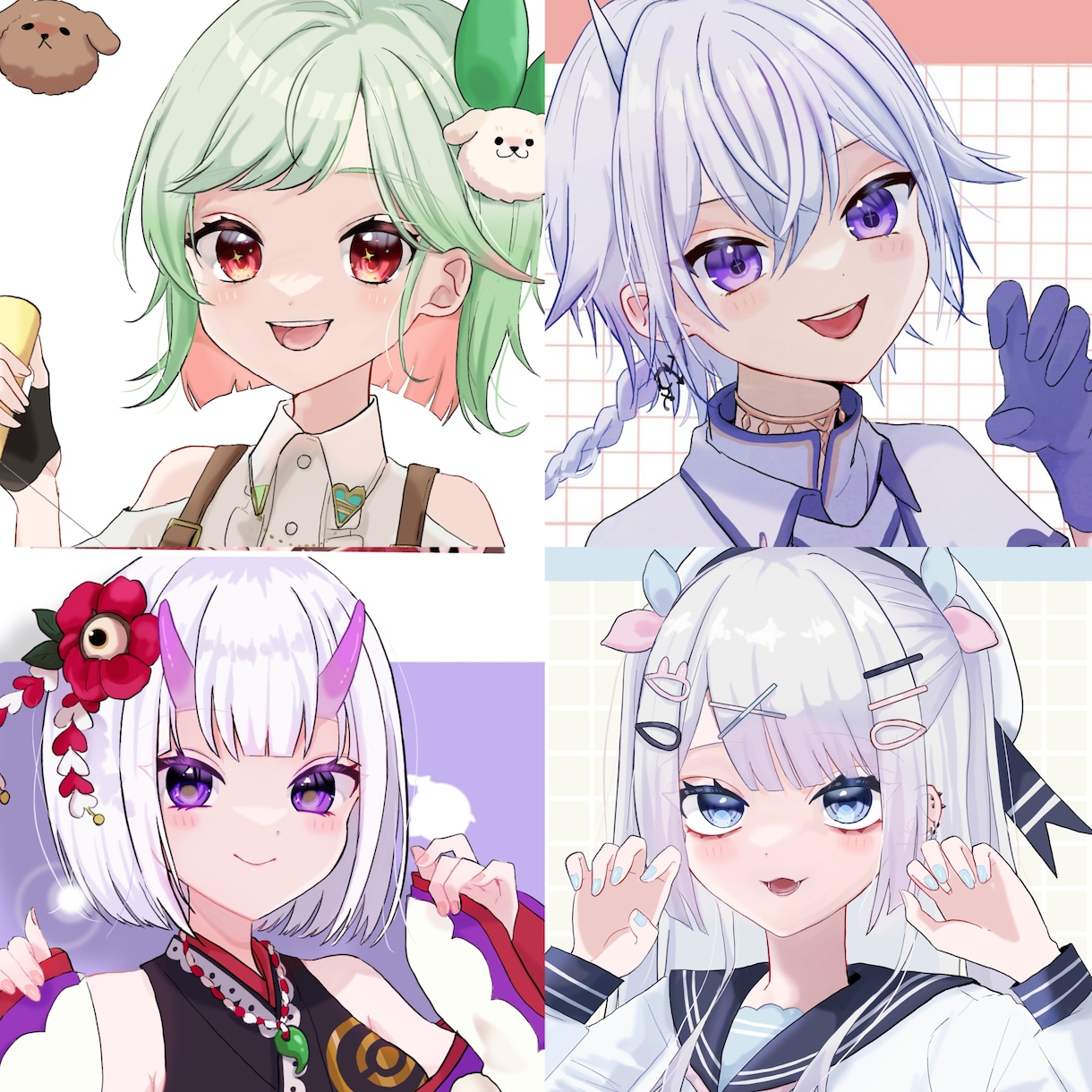 かわいいイラストお描きします ＊SNSや配信でお使いいただけます！ イメージ7