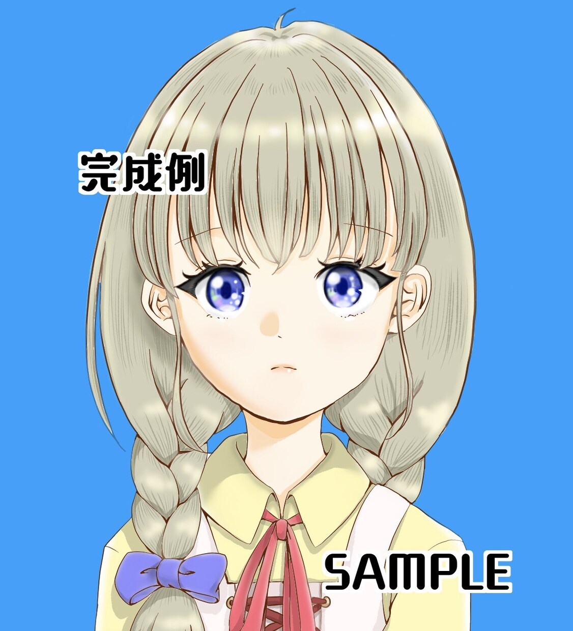 女の子のSNSアイコン作成します 最短即日でアイコンイラスト作成します！ イメージ2