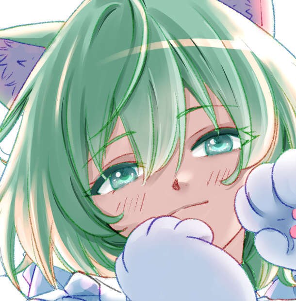 2名限定】ネコミミ少女のSNSアイコン描きます ネコミミ少女専門・萌え絵系アイコンを丁寧に イメージ1