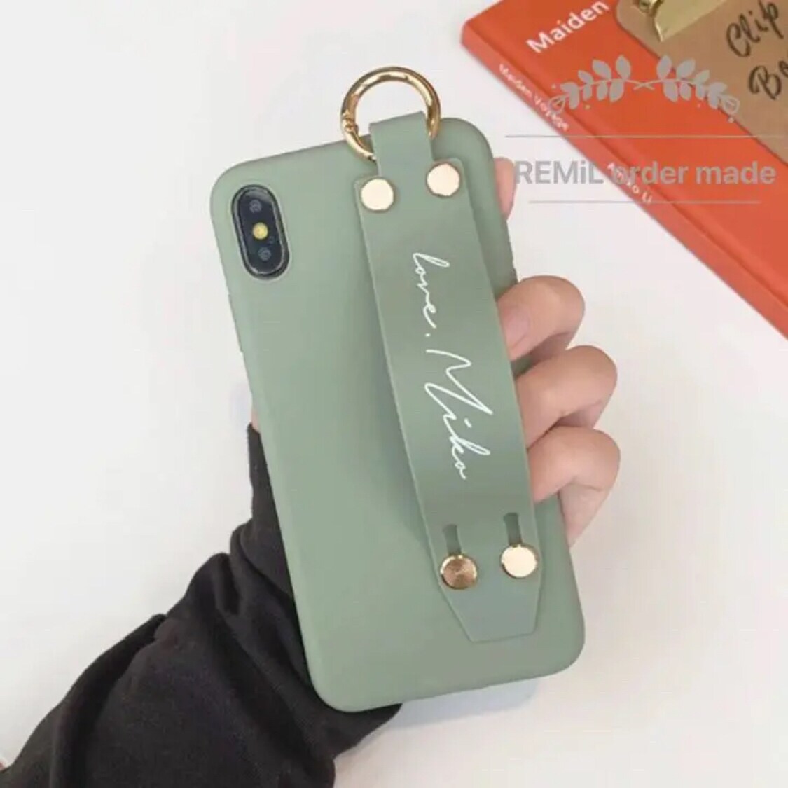 文字入れのスマホケースを製作・出品しています あなただけの世界に一つのスマホケースをお届け致します イメージ5