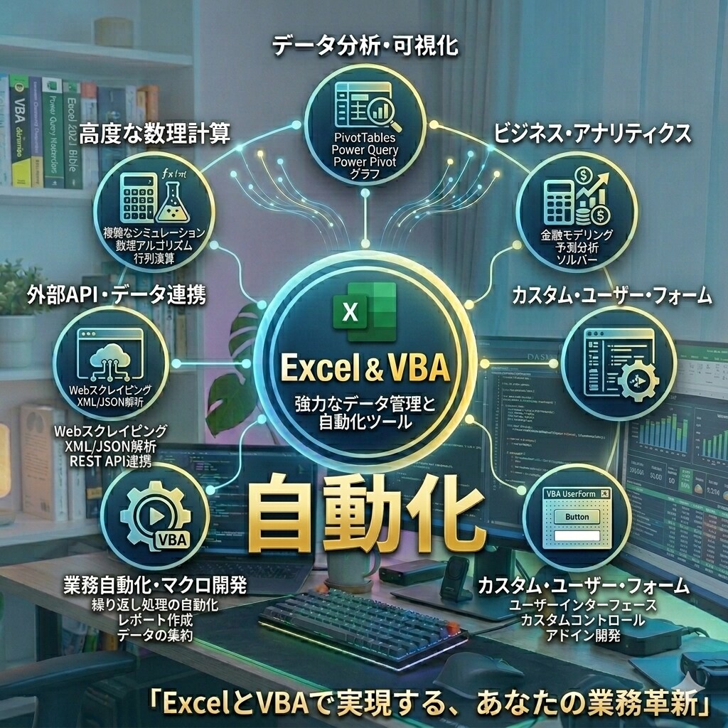 毎日業務、VBA/GASで自動化します 毎日行うルーティン、自動化しませんか？ イメージ1