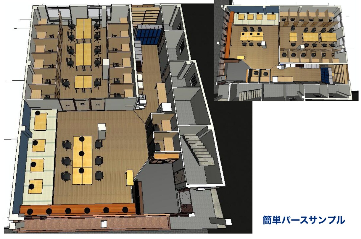 DIYリノベ用設計プラン　平面図＆パース作成します 女性建築士であり、DIYが趣味の私がプランします。 イメージ1