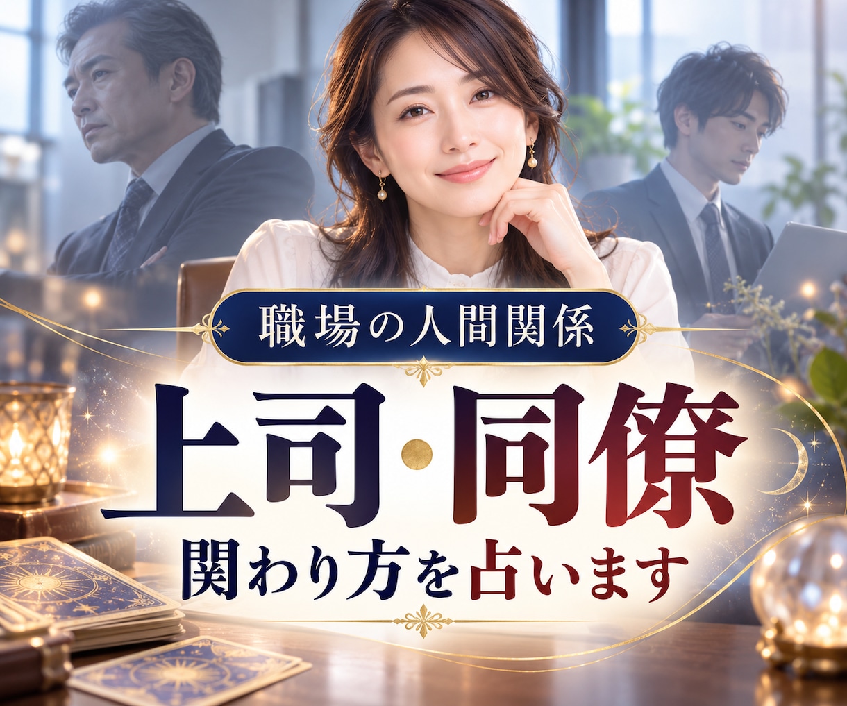 ムカつく上司.苦手な同僚との関わり方を占います ⭐1人で抱えこまないで一緒にトラブル回避しましょう。 イメージ1