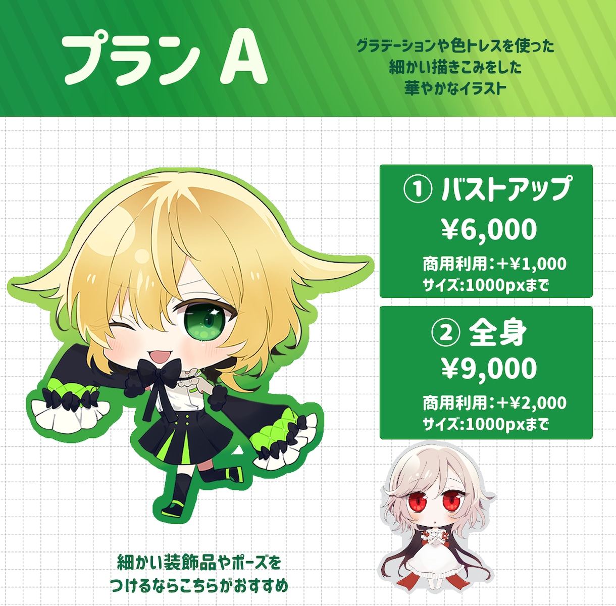 かわいいSDイラスト・ミニキャラお描きします 画面映えするかわいいミニキャライラスト イメージ2