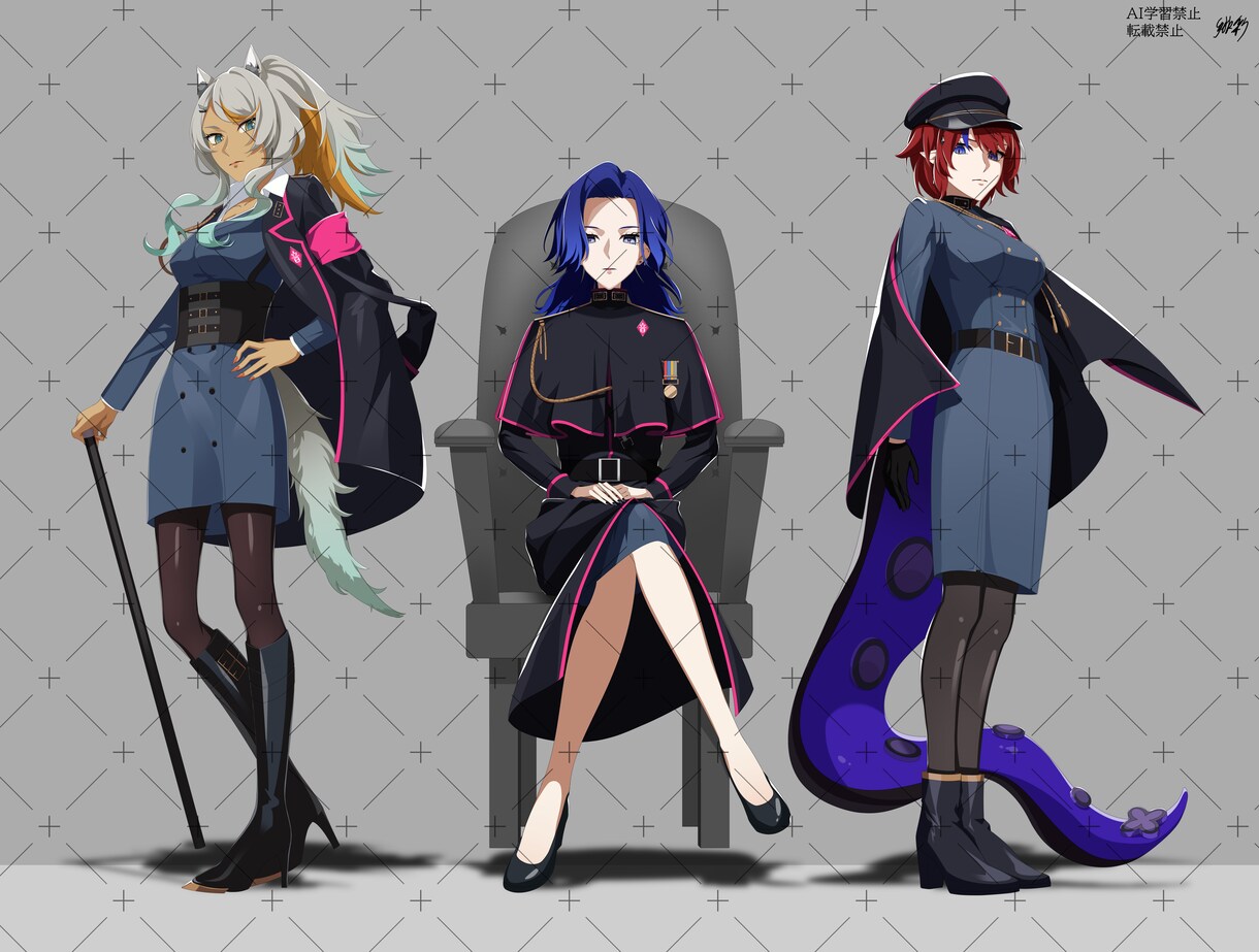 中性寄りのキャラクターイラストを制作します 一枚絵や動画イラストなど、様々な用途でご利用できます イメージ10