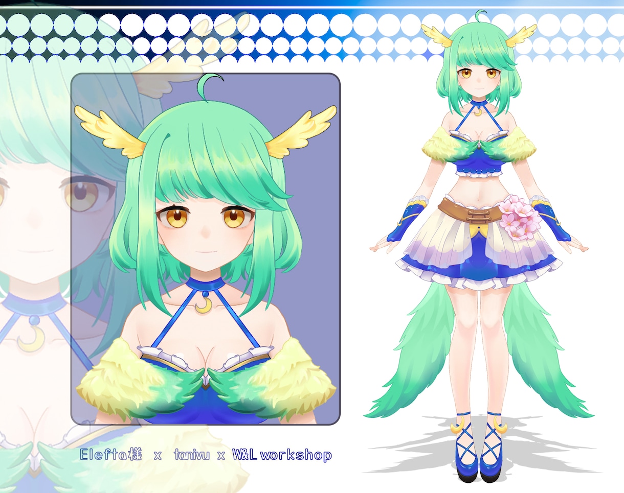 オリジナル＆高品質Live2dモデルを制作します コスパ抜群！あなたがなりたいVtuberを全力サポートします イメージ9