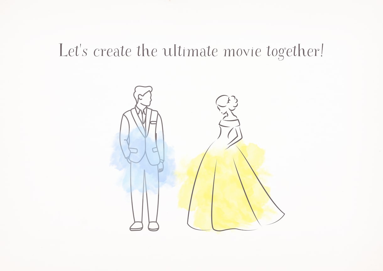 みんなの記憶に残るムービーを作成します ご夫婦の一生の最高な思い出になるお手伝いを イメージ1