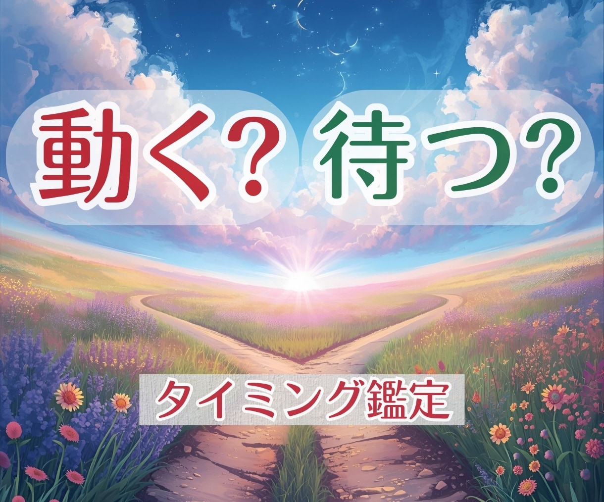 動く？待つ？あなたの運命が動くタイミング診断します もう迷わない！動く日・待つ日・避ける日を日付でお渡しします イメージ1