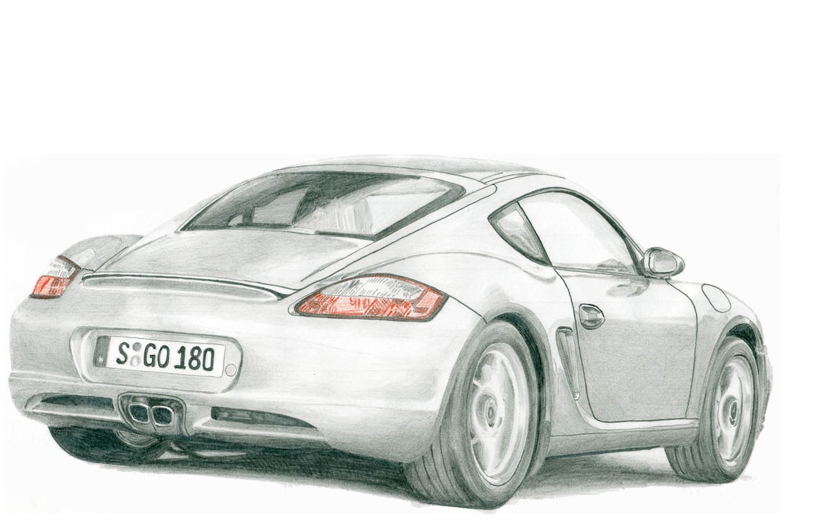 車（オートバイ）のイラストを精密な線画で描きます デジタルの時代でも手描きの味わいは格別なものです イメージ4