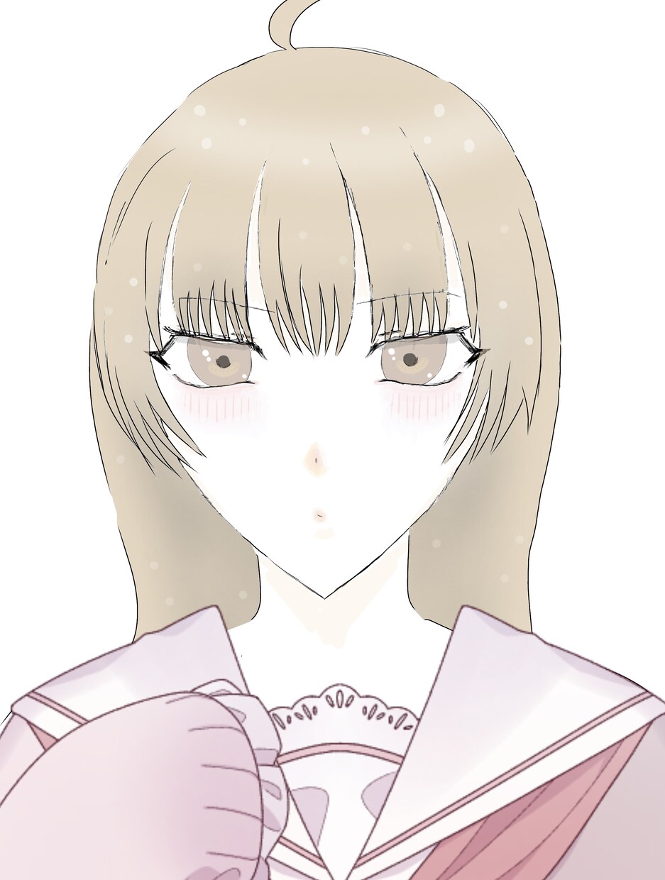 少女漫画風のイラスト売ります バストアップで少女漫画風のイラストです イメージ1
