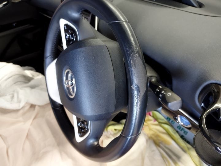 車のハンドルの修理いたします リペアで安くきれいにしませんか イメージ3