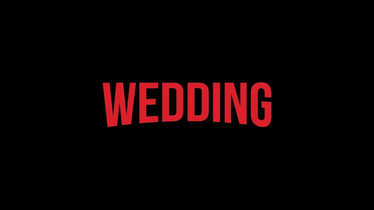 Netflix風！ 結婚式動画を製作します 印象に残る動画を製作いたします イメージ1