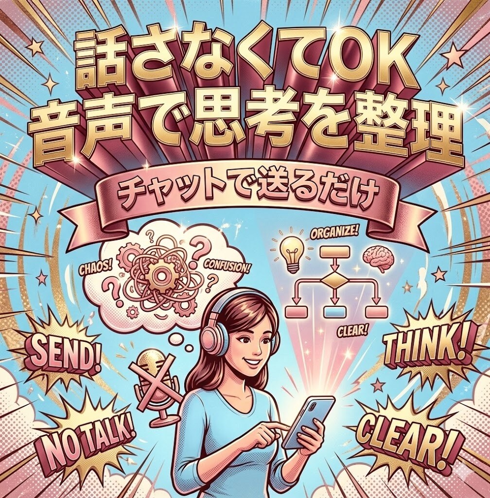 今の悩みを音声で整理し次にやることを一緒に決めます 文章が苦手でもOK。今の状況を話さずに整理します イメージ5