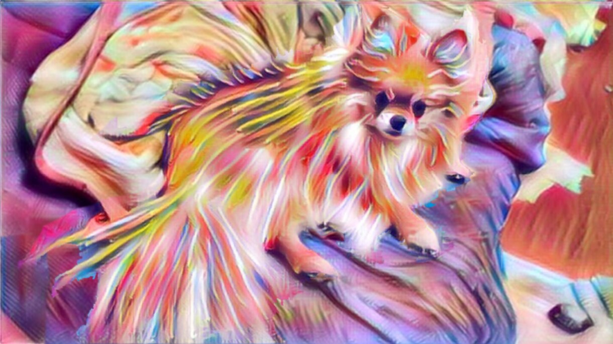 ペットで絵画風にします 額に入れて飾ると雰囲気が出ます イメージ1