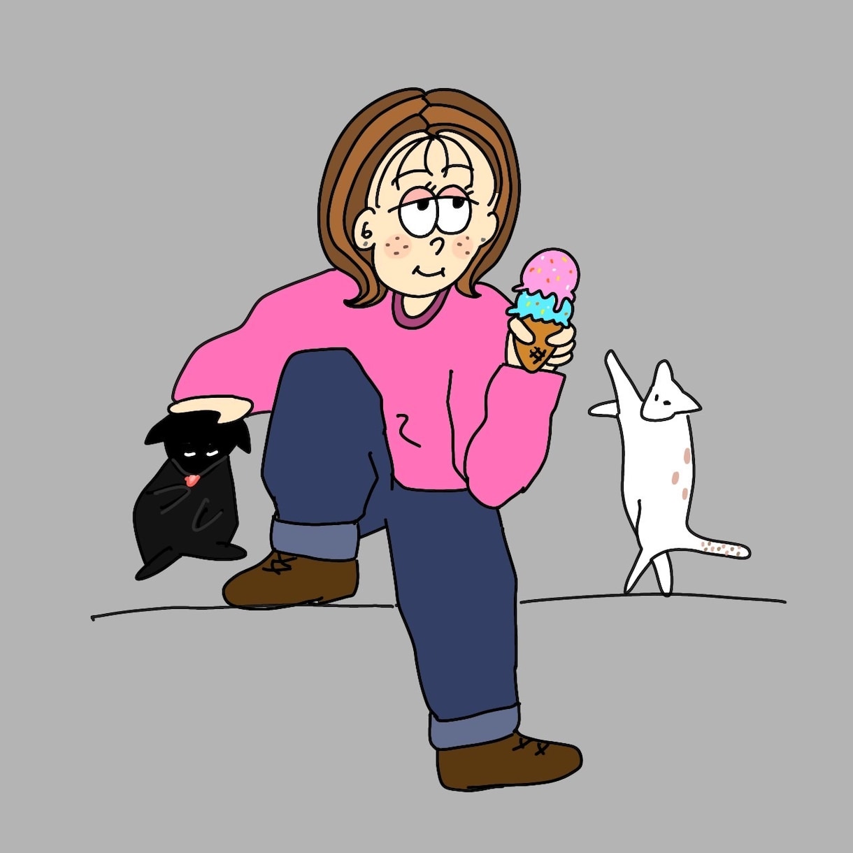 ゆるっと！想像をもとにポップなイラストお描きします ゆるっと！想像を実現へ。あなただけのイラスト❤︎ イメージ2