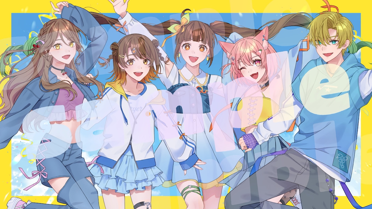 立ち絵・一枚絵・アイコン等制作いたします MVやサムネを華やかに彩るイラストを描きます★ イメージ2