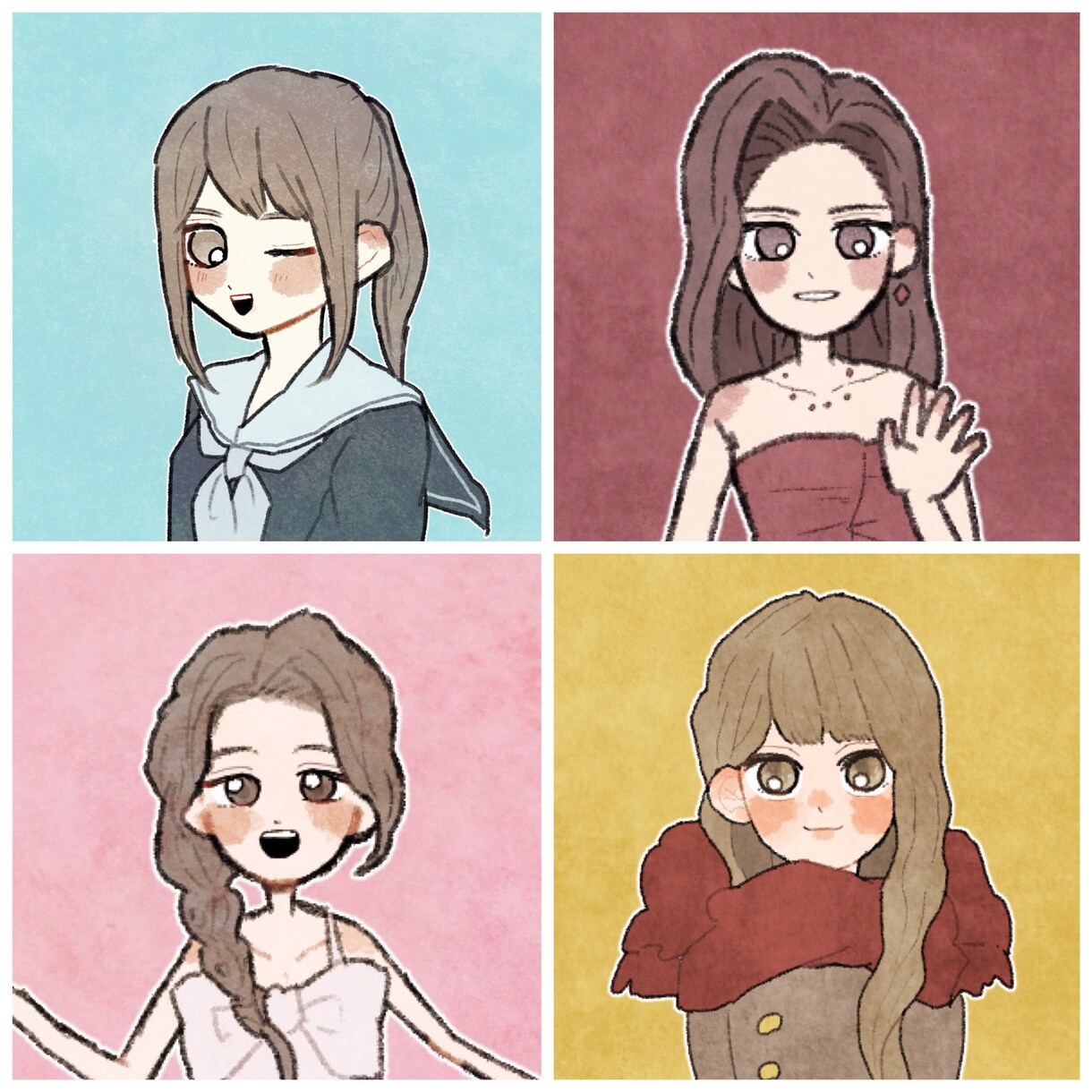 ゆるふわでかわいいSNSで使えるアイコンを描きます 始めたばかりなので最安値でお受けします イメージ1