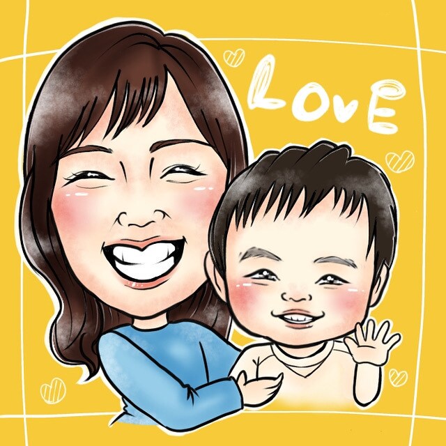 アイコンになる可愛らしい似顔絵を描きます 可愛らしいアイコンを作成しJPEGでお渡し致します。 イメージ3