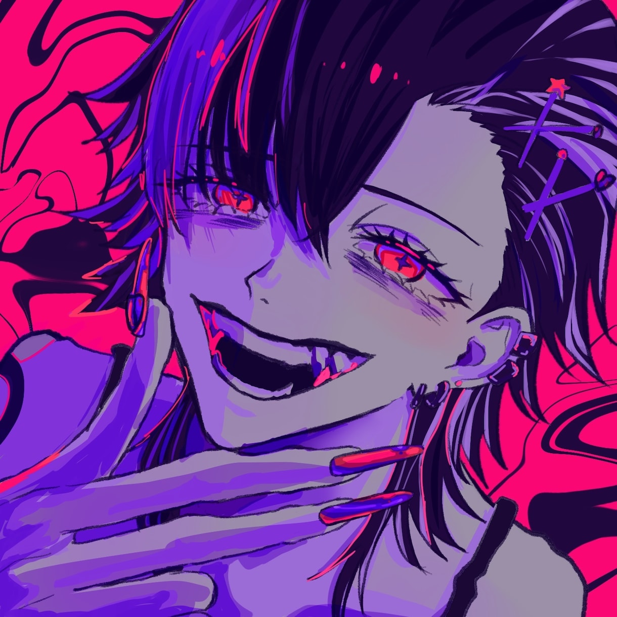 アイコン描きます キャラデザからいたします 憂い・病み・かっこいい男性を中心に夢絵も受け付けております イメージ2