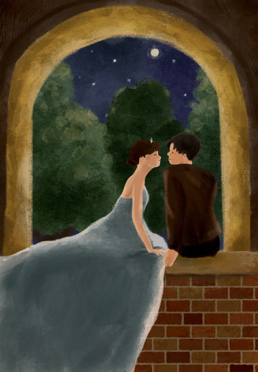 絵本のようなウェディングイラストを描きます まるで絵本の世界の中の結婚式❤︎ イメージ2