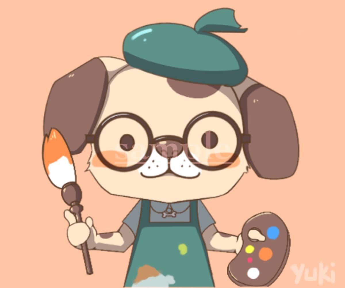 ゆるかわなチビキャラ動物イラスト描きます SNSやブログのアイコン、観賞用に！商用利用〇！ イメージ2
