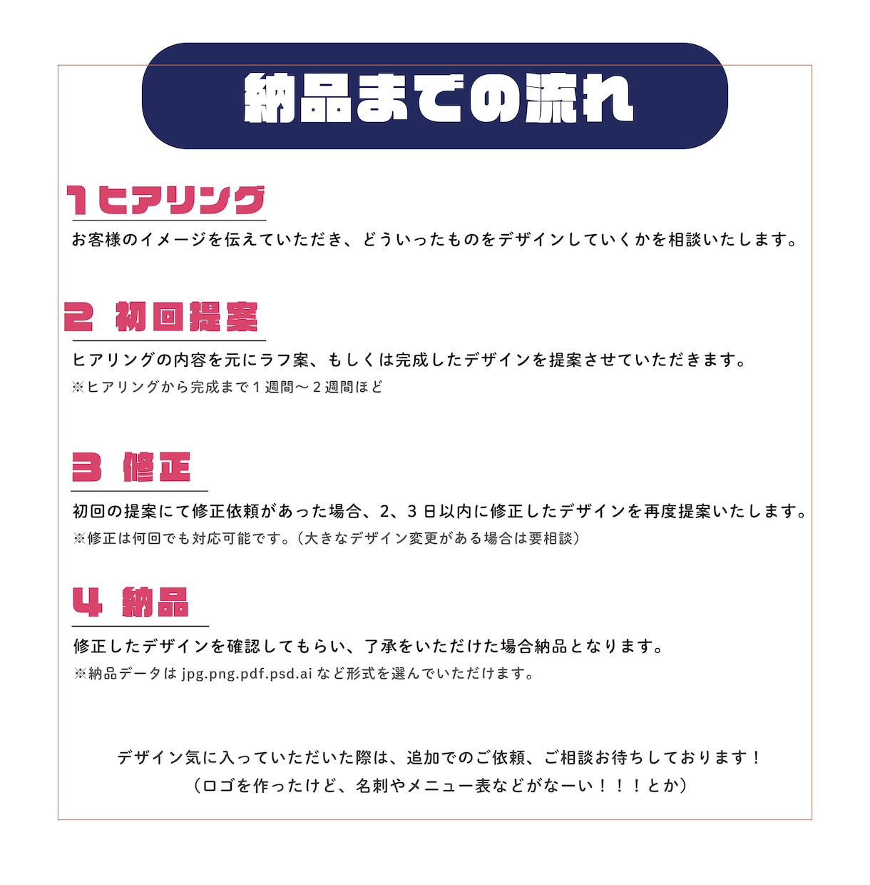 売り上げが上がる!?メニュー表作ります 印象に残るメニュー表は購買意欲が上がります! イメージ3