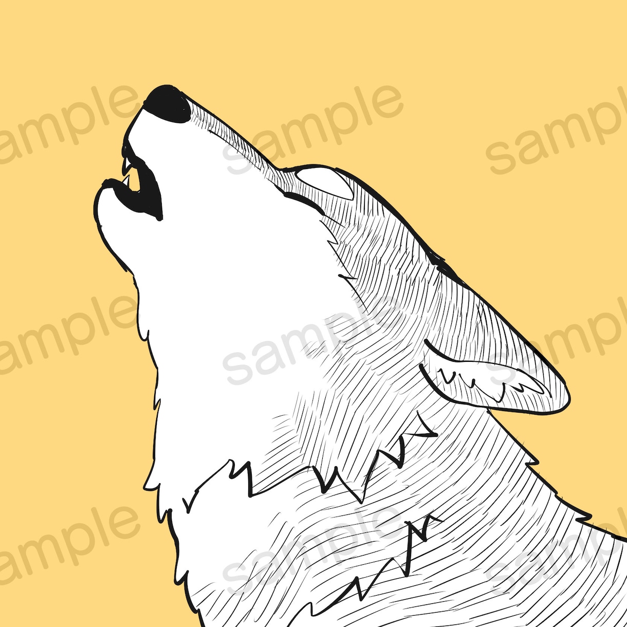 モノクロ、カラーで動物イラスト描きます お好みの動物の絵を作成！SNSアイコンやお店の宣伝用などに イメージ8
