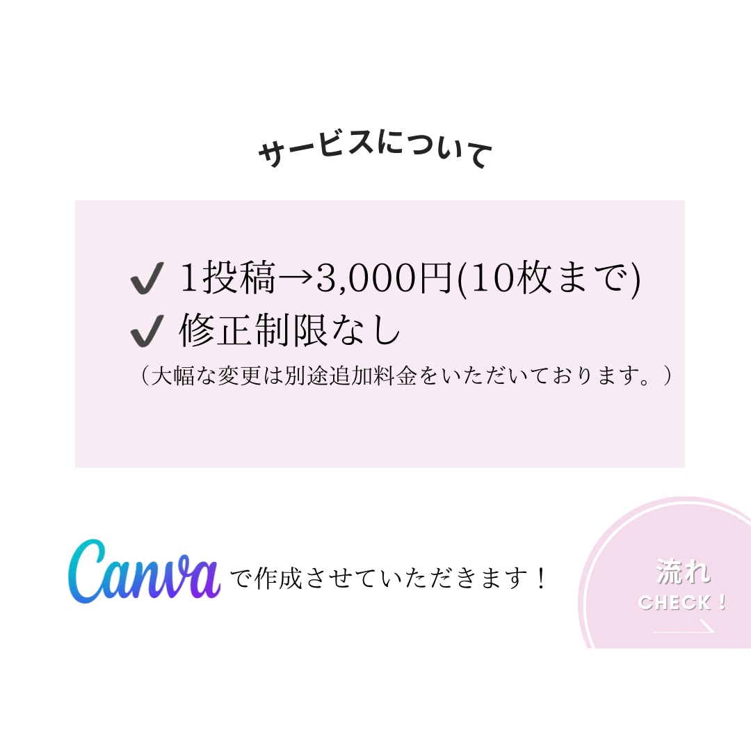 美容系❤︎インスタグラム画像canvaで作成します 1投稿10枚まで！大人かわいいデザインならお任せください❤︎ イメージ2