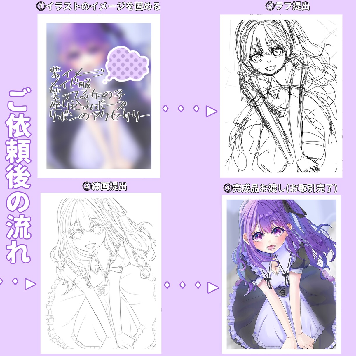 即日納品【修正無料】目を惹くSNSアイコン描きます 【即日納品可能】実績を積む為、今だけの限定価格です！ イメージ7