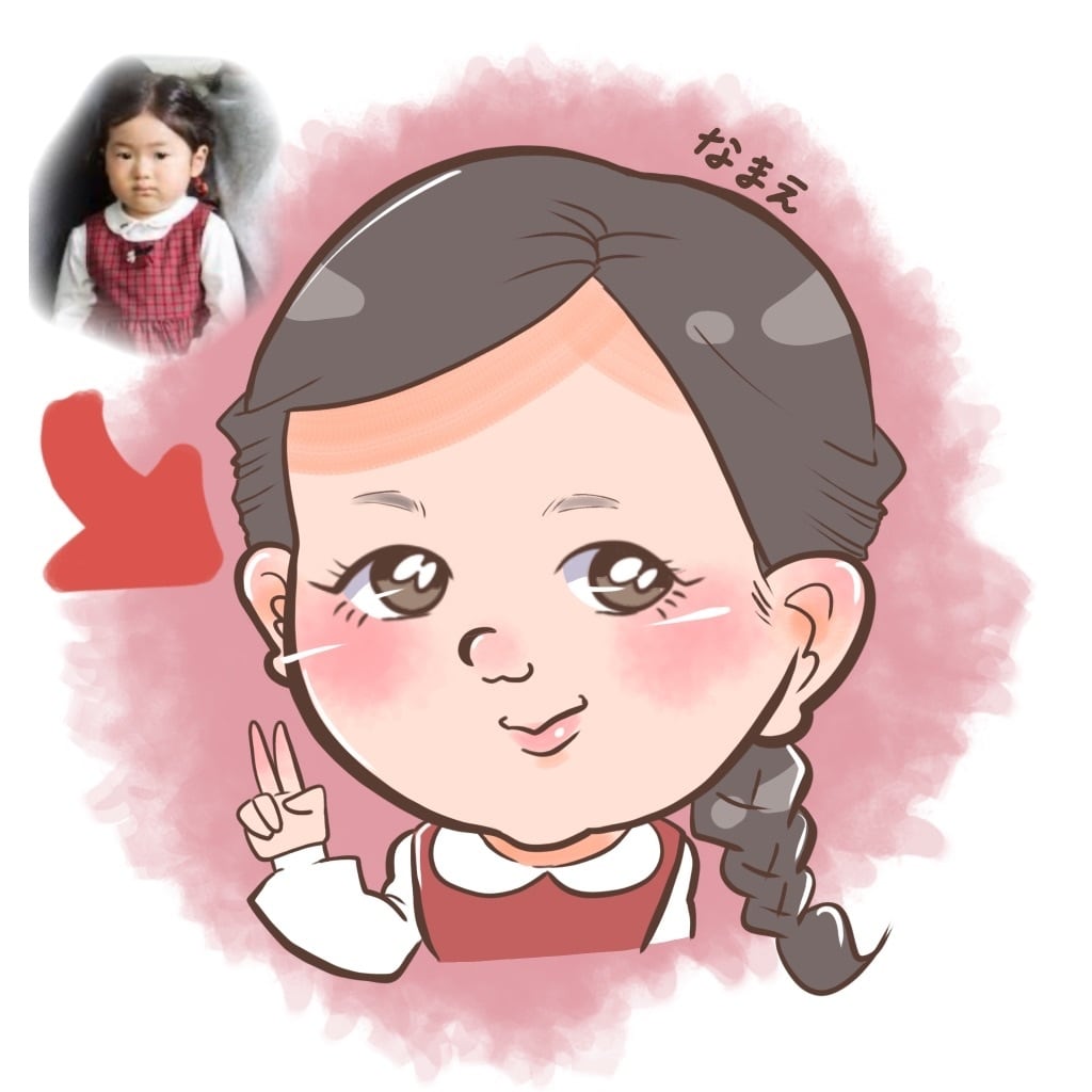 まずはおためし！似顔絵アイコンお描きします シンプルカラーの似顔絵アイコンいかがでしょうか？ イメージ2
