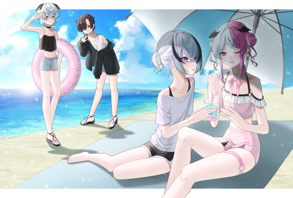 商用利用の追加料金なし！SNS用イラスト描きます 配信者様/VTuber様向けのSNS用イラスト作成 イメージ8