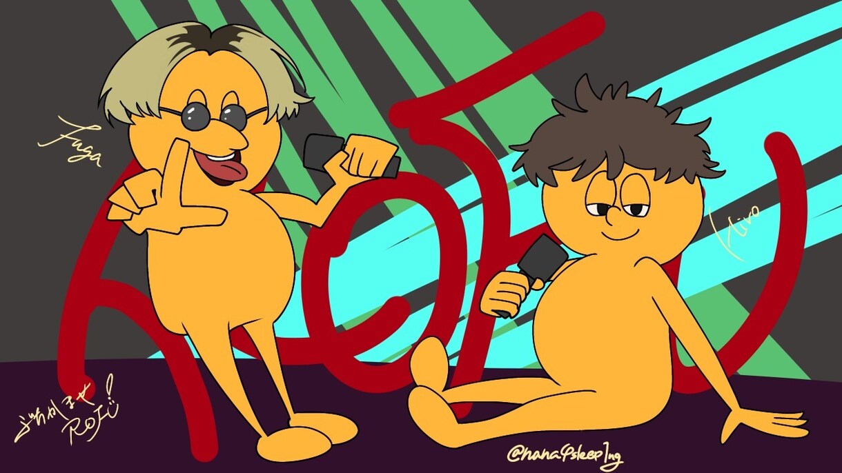個性的な似顔絵アイコン制作致します ちょっとアメリカンレトロを感じさせるような個性的なイラスト イメージ7